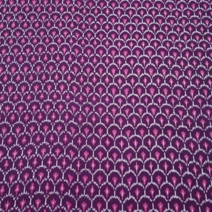 Lightweight handwoven Ikat fabric ideal for dressmaking and décor"