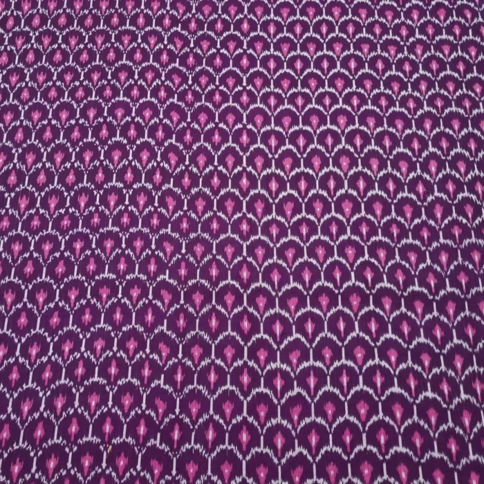 Lightweight handwoven Ikat fabric ideal for dressmaking and décor"