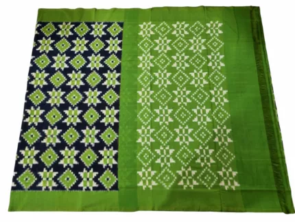 Pure Cotton Double Ikat Saree for Women – Lightweight and Breathable
