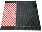Elegant Handwoven Theliya Cotton Saree with Geometric Patterns