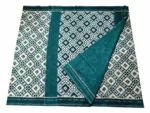 Handwoven Ikat Theliya Saree – Traditional South Indian Style