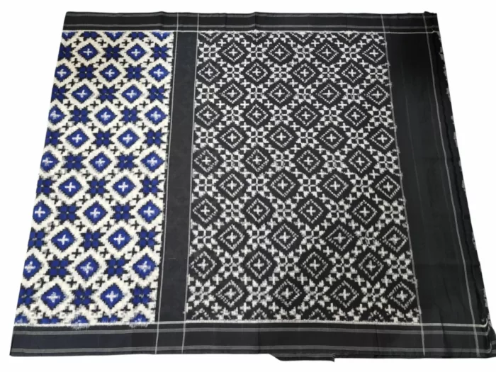 Elegant Handloom Double Ikat Saree for Ethnic and Daily Wear