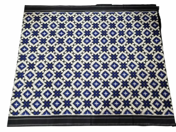 Double Ikat Theliya Saree - Pure Cotton Handwoven