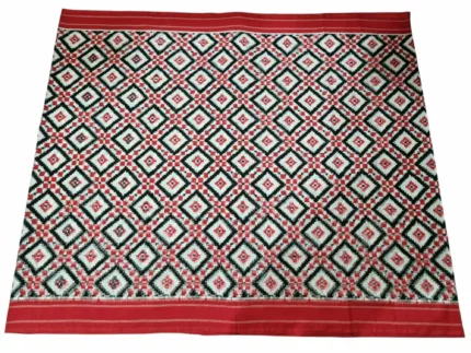 Pochampally Theliya Saree in Pure Cotton with 6.2 Meter Length