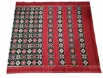 Pure Cotton Pochampally Saree with Double Ikat Teliya Design