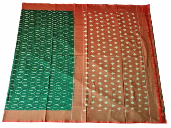 Vibrant Pochampally saree perfect for festive and ethnic occasions"