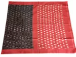 Luxurious Pochampally silk saree with symmetrical Ikat motifs"