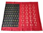 Elegant Pochampally saree in soft cotton fabric with geometric Ikat patterns