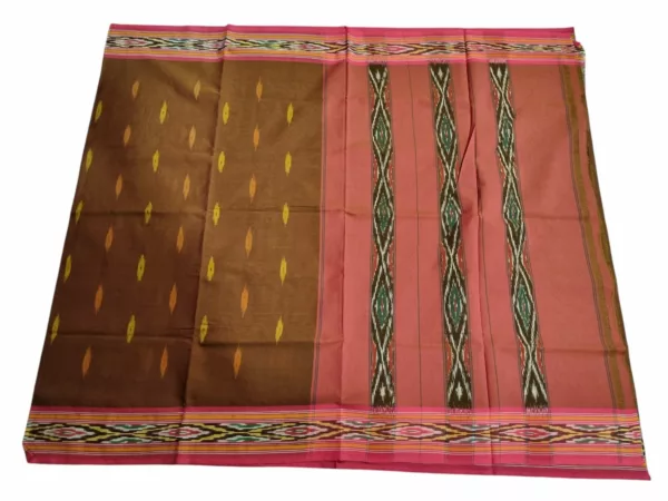Soft cotton Pochampally Ikat saree 5.5 meters without blouse piece