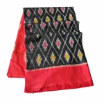 Pochampally Saree with Blouse | Premium Cotton Handwoven Ikat Design - Image 4