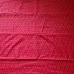 Breathable cotton silk fabric roll with vibrant Ikat