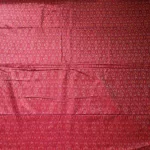 Handloom textile featuring bold Ikat patterns