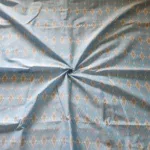 Traditional Ikat weave on soft cotton silk fabric