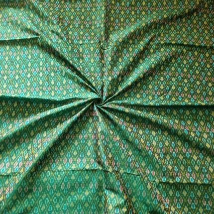 Craft fabric with handwoven Ikat design – made in India