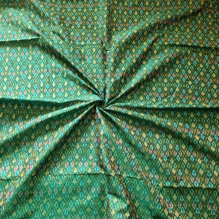 Craft fabric with handwoven Ikat design – made in India