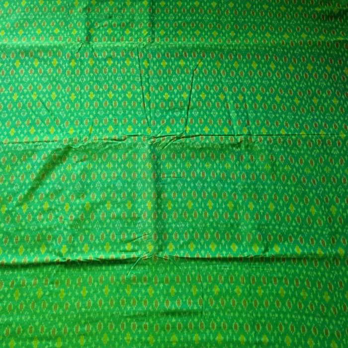 Soft Handwoven Ikat Fabric – Cotton Silk for Dressmaking