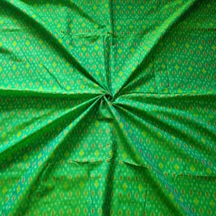 Ikat fabric by the yard – breathable cotton silk textile