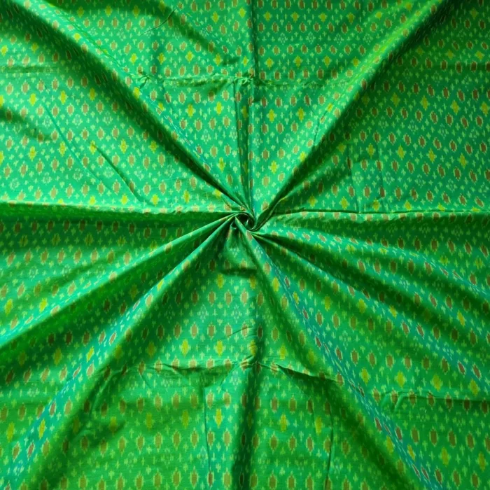 Ikat fabric by the yard – breathable cotton silk textile