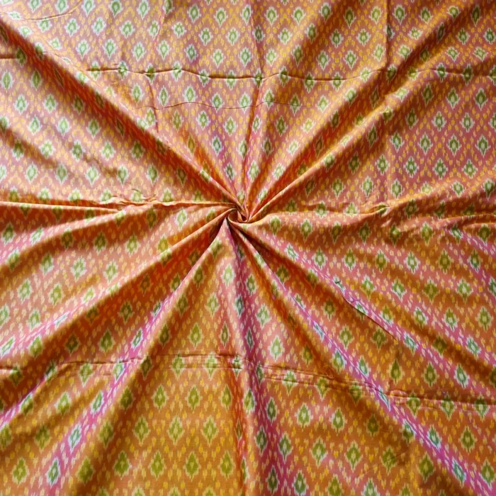 Lightweight handloom Ikat fabric for dressmaking
