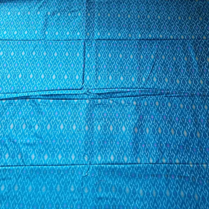 Soft Handwoven Ikat Fabric – Cotton Silk for Dressmaking