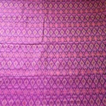 Handwoven Ikat cotton silk fabric with traditional design
