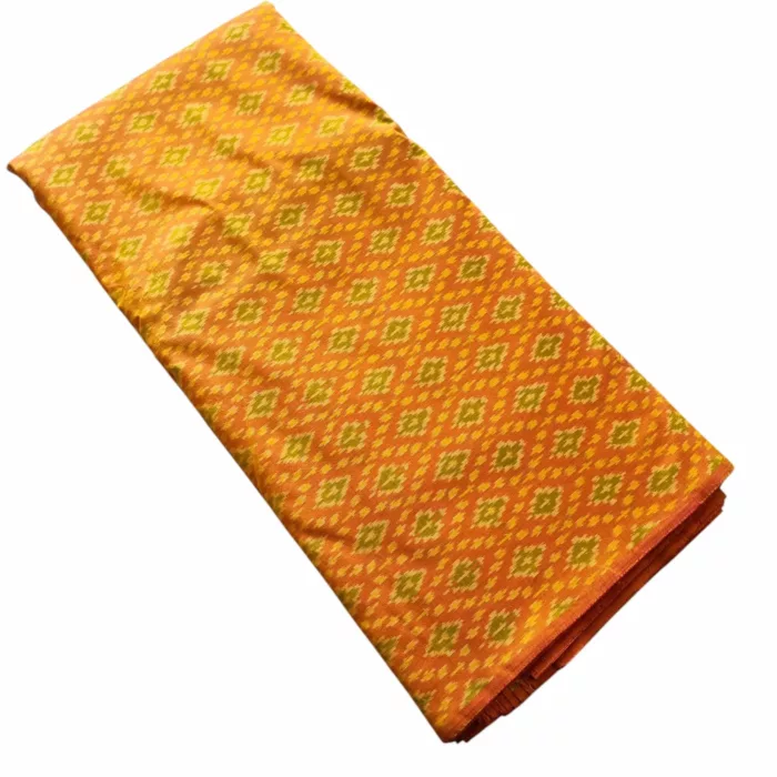 Lightweight handloom Ikat fabric for dressmaking