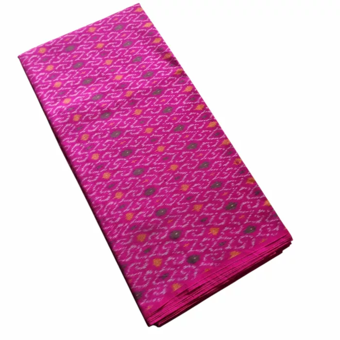 Soft Handwoven Ikat Fabric – Cotton Silk for Dressmaking