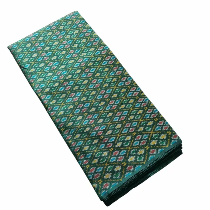 Craft fabric with handwoven Ikat design – made in India