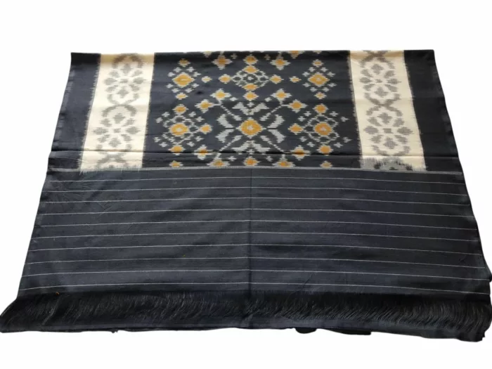 Handloom Ikat Dupatta – Soft Cotton Wrap for Women