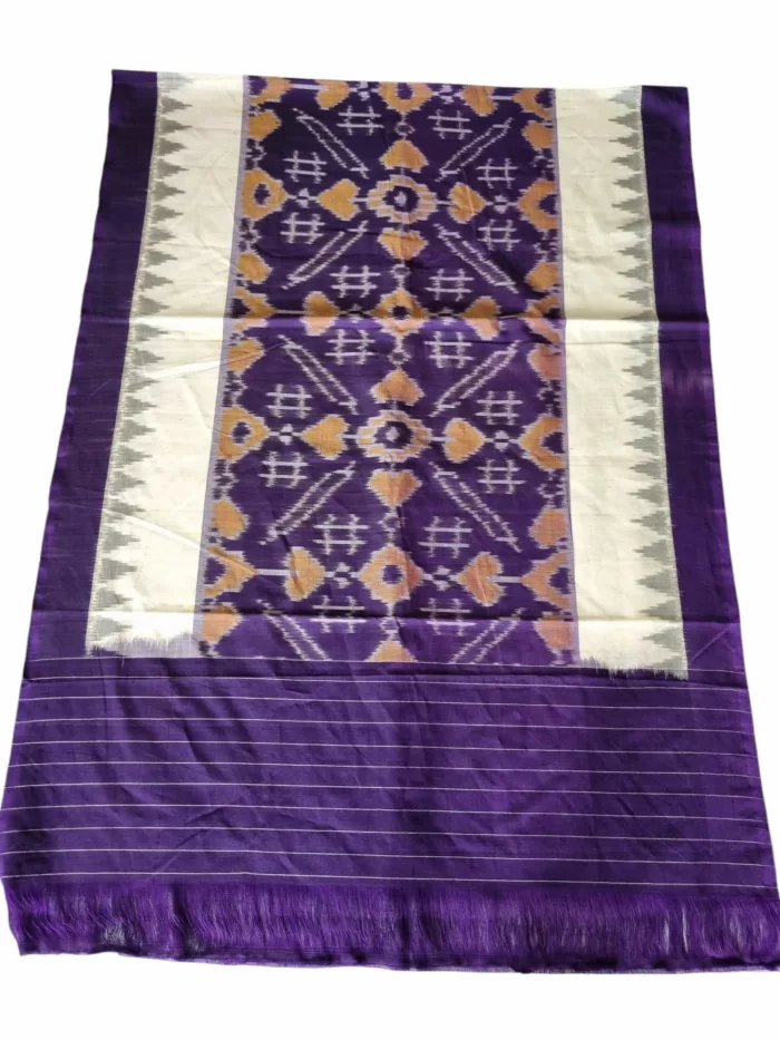 Handloom Ikat Dupatta – Soft Cotton Wrap for Women