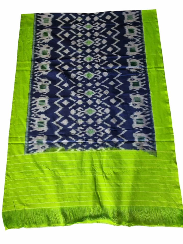 Handloom Ikat Dupatta – Soft Cotton Wrap for Women