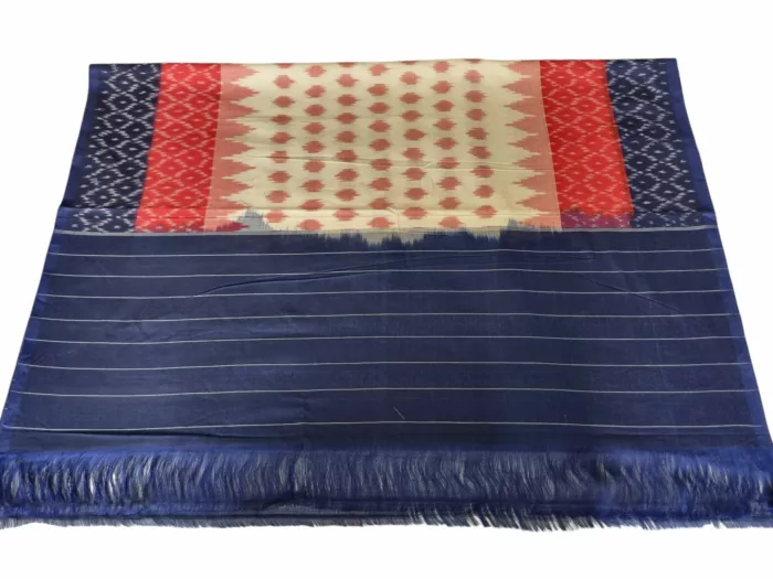 Handloom Ikat Dupatta – Soft Cotton Wrap for Women