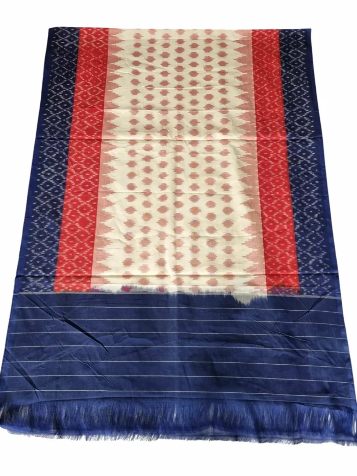 Handloom Ikat Dupatta – Soft Cotton Wrap for Women