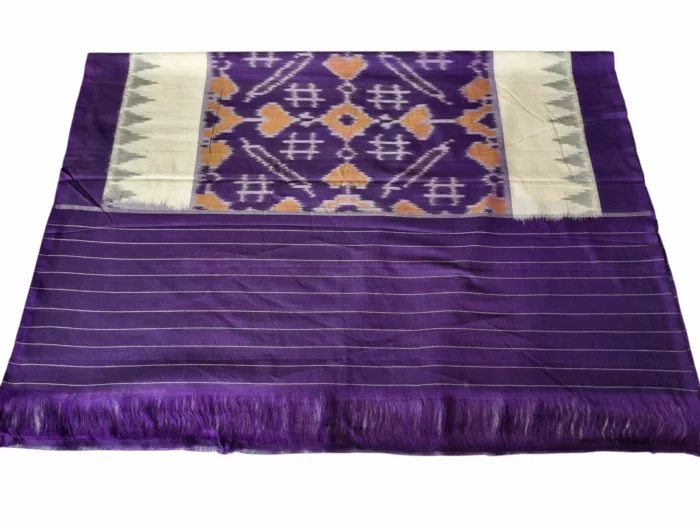 Handloom Ikat Dupatta – Soft Cotton Wrap for Women