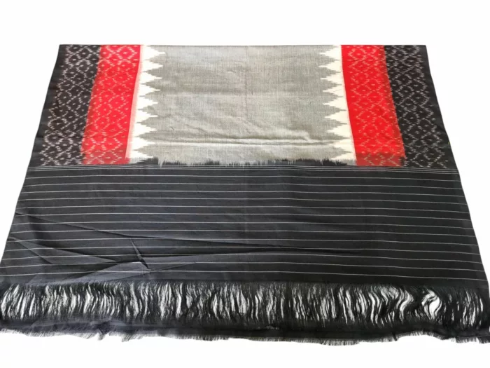 Handloom Ikat Dupatta – Soft Cotton Wrap for Women