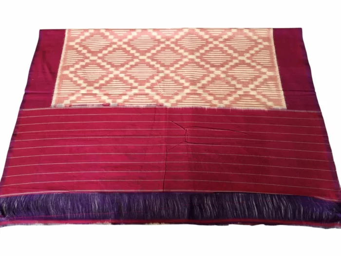 Handloom Ikat Dupatta – Soft Cotton Wrap for Women