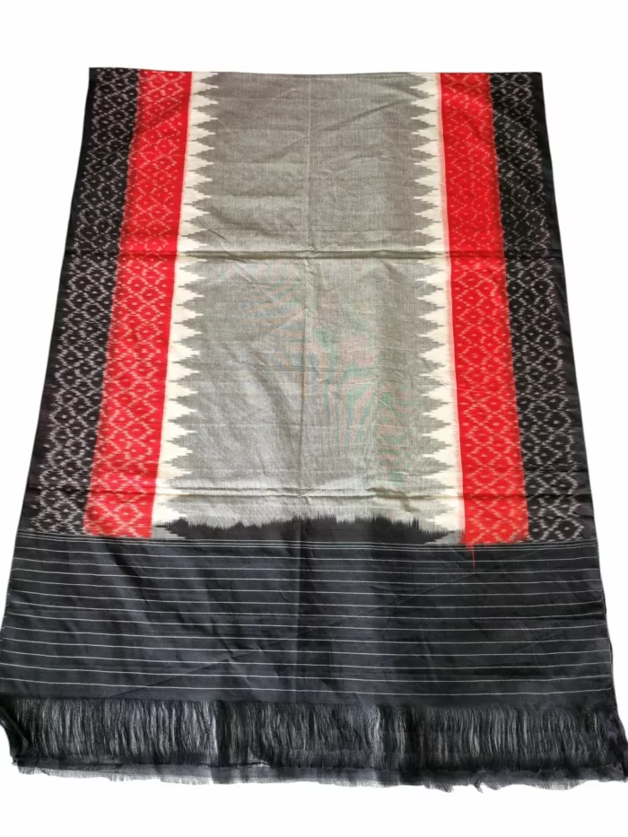 Handloom Ikat Dupatta – Soft Cotton Wrap for Women