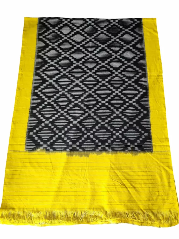 Handloom Ikat Dupatta – Soft Cotton Wrap for Women