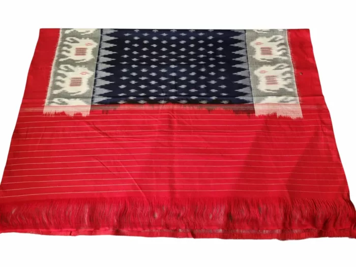 Handloom Ikat Dupatta – Soft Cotton Wrap for Women