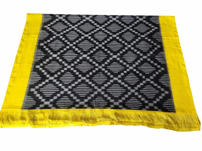 Handloom Ikat Dupatta – Soft Cotton Wrap for Women
