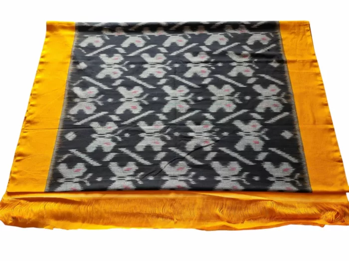 Handloom Ikat Dupatta – Soft Cotton Wrap for Women