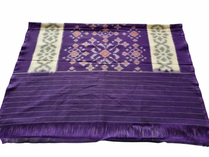 Handloom Ikat Dupatta – Soft Cotton Wrap for Women