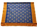 "2.5-meter handwoven pure cotton Ikat dupatta with traditional tie-dye pattern – ethnic scarf made in India"