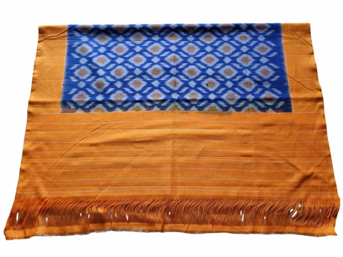 Handloom Ikat Dupatta – Soft Cotton Wrap for Women