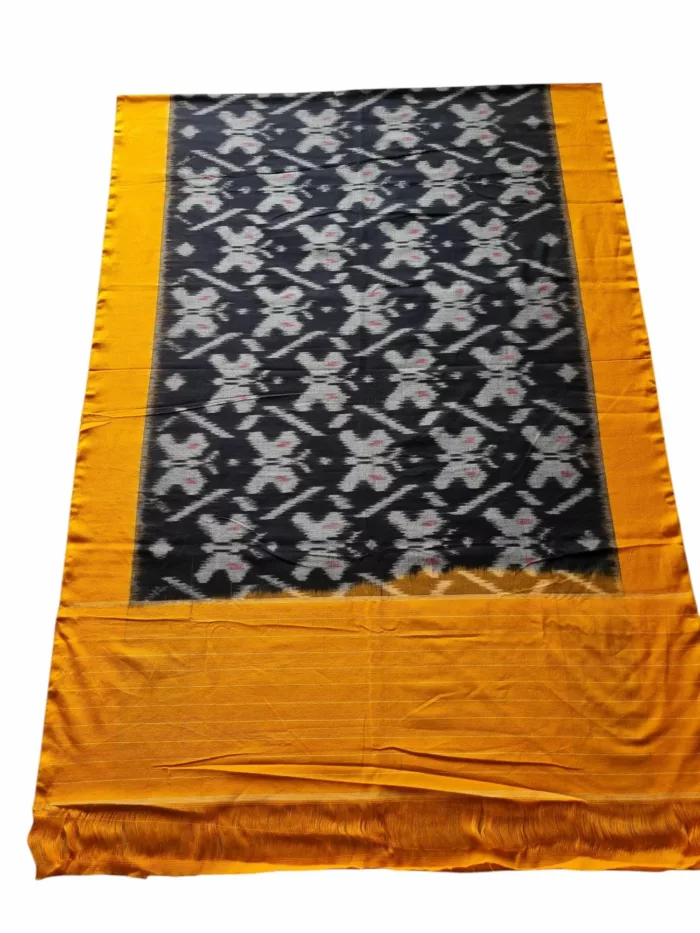 Handloom Ikat Dupatta – Soft Cotton Wrap for Women