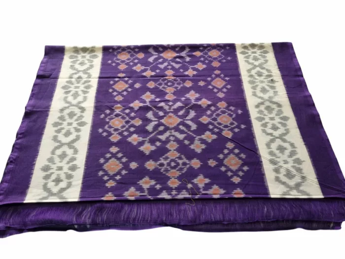 Handloom Ikat Dupatta – Soft Cotton Wrap for Women