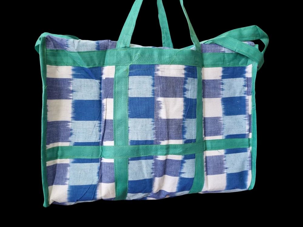 wp-17528205730892880732520102192246.webp Pochampally Ikat Handloom Bag from Pavan Kumar Weaves - Image 1