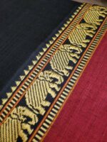 Narayanpet Cotton Saree with Small Border - Image 2