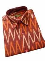 Ikat pure Cotton shirt L Size
