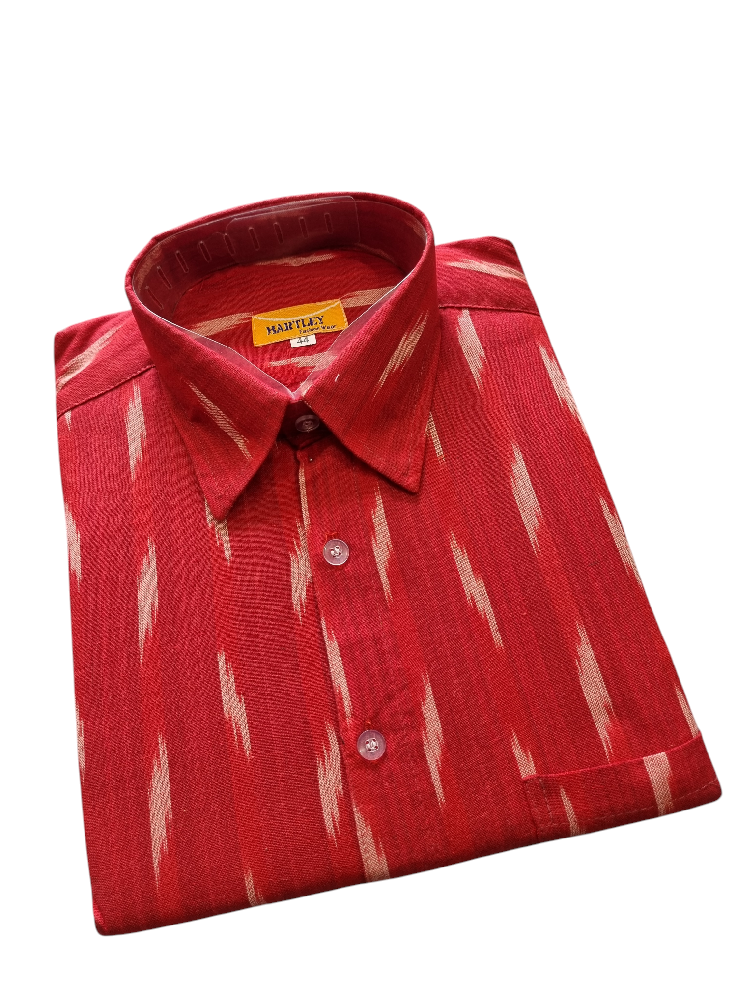 2025/08/1000364544.png Ikat pure Cotton shirt XXL Size - Image 1